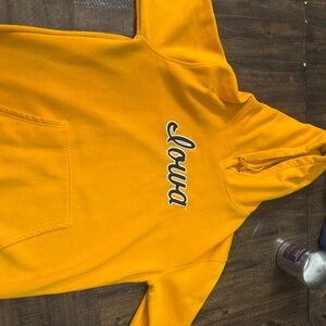 i play. Bright Yellow Hoodie